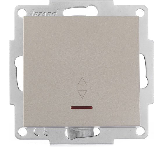 Фотография товара 'Lezard VESNA Выключатель проходной с подсветкой, 742-3788-114'