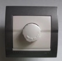 Фотография товара 'Lezard 702-2930-115 DERIY Диммер 800 Вт темно-серый и жемчужно-белый металлик'