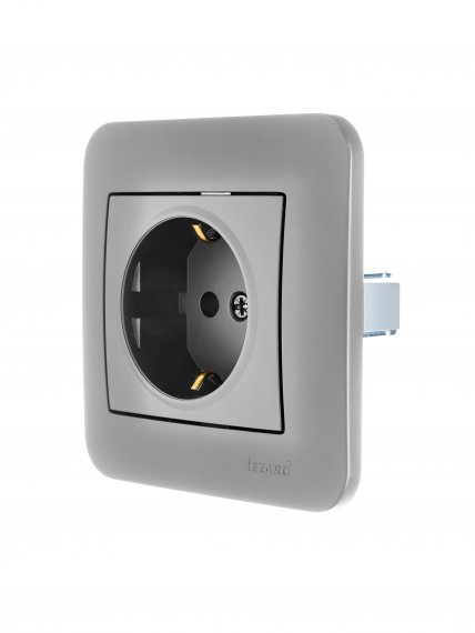 Фотография товара 'Lezard 7081-3535-122B ASTI Розетка с/з ПБТ'