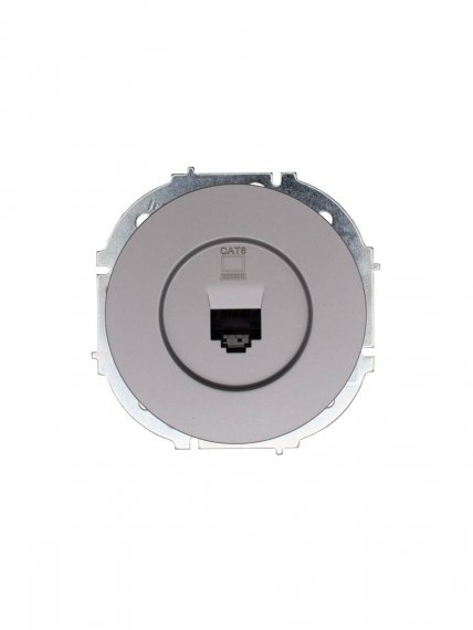 Фотография товара 'Lezard 743-7488-140 OSEN Розетка компьютерная серый матовый'