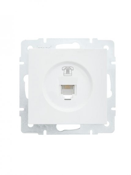 Фотография товара 'Lezard VESNA Розетка телефонная евро, 742-0288-137'