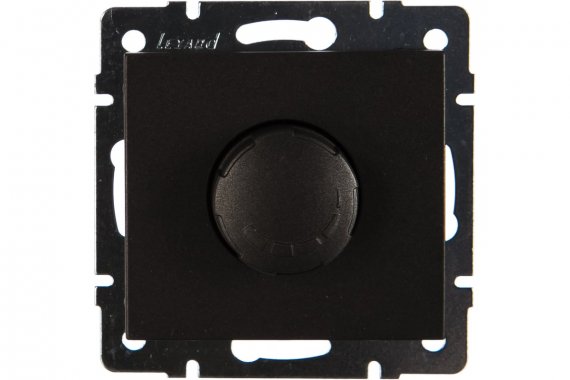 Фотография товара 'Lezard 703-4188-117 RAIN Диммер 500 Вт с фильтром и предохранителем цв. черный графит матовый'