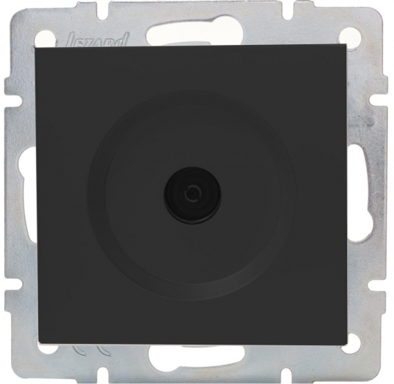 Фотография товара 'Lezard 703-4288-130 RAIN Розетка ТВ окон-я цв. черный бархат'