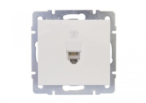 Фотография товара 'Lezard RAIN Розетка телефонная евро, 703-0288-137'