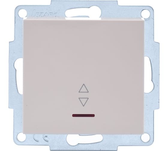Фотография товара 'Lezard VESNA Выключатель двойной с подсветкой, 742-0388-112'
