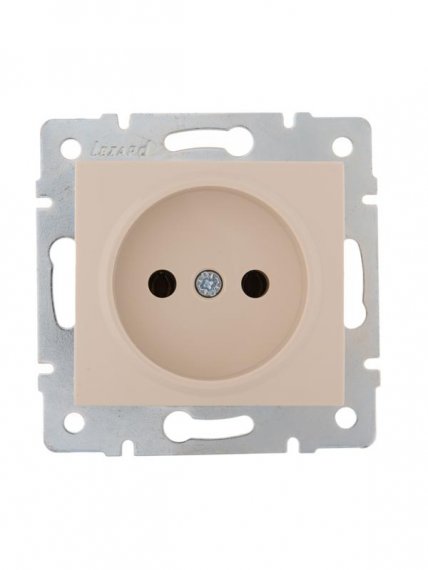 Фотография товара 'Lezard KARINA Розетка без заземления керамика, 707-0388-121'