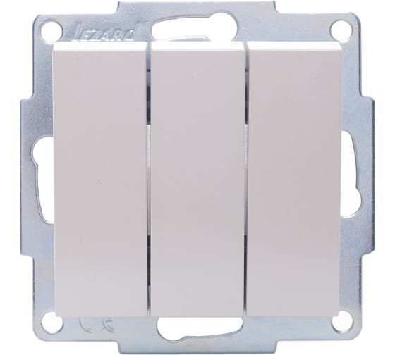 Фотография товара 'Lezard VESNA Выключатель тройной, 742-3088-109'