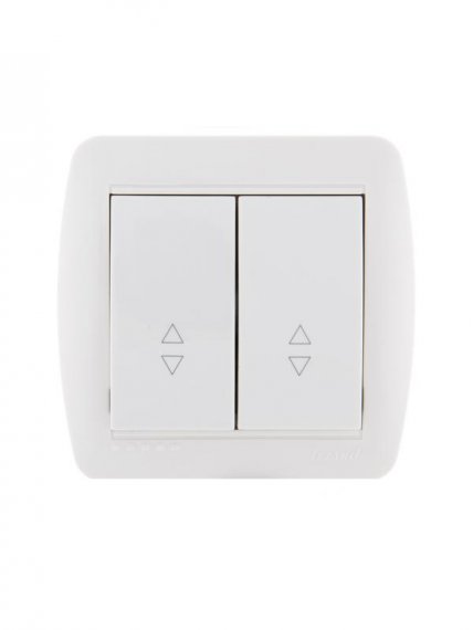 Фотография товара 'Lezard DEMET Выключатель проходной двойной, 711-0200-106'