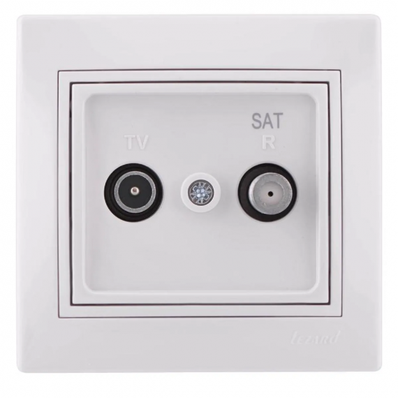 Фотография товара 'Lezard 708-0200-135 KARINA LIFE Розетка спутниковая оконечная (SAT - TV - Radio)'