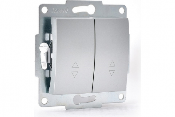 Фотография товара 'Lezard 7081-4343-106 ASTI Выключатель проходной двойной'