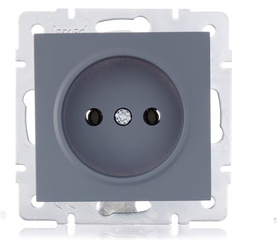 Фотография товара 'Lezard VESNA Розетка без заземления керамика, 742-3488-121'