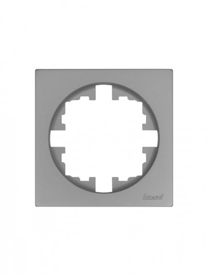 Фотография товара 'Lezard 743-7400-146 OSEN Рамка 1-ая б/вст серый матовый'
