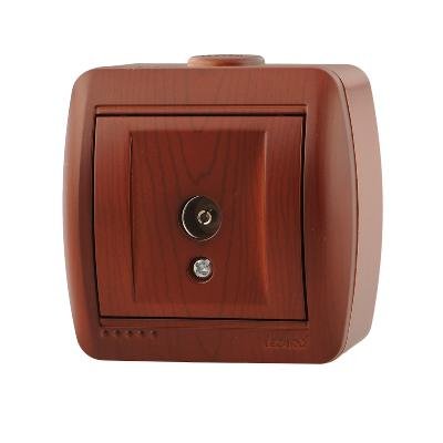 Фотография товара 'Lezard NATA Розетка ТВ проходная, 710-0600-129'