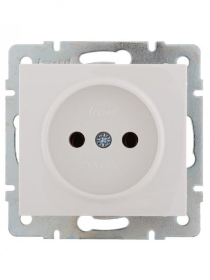 Фотография товара 'Lezard RAIN Розетка без заземления керамика, 703-0288-121'