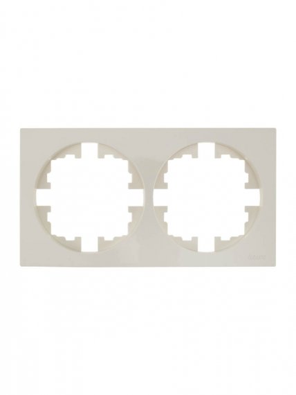 Фотография товара 'Lezard 743-9000-147 OSEN Рамка 2-ая б/вст слоновая кость'