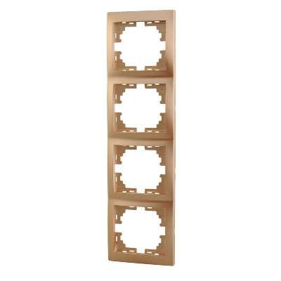 Фотография товара 'Lezard MIRA Рамка 4-ая вертикальная, 701-1300-154'