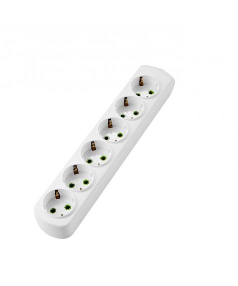 Фотография товара 'Lezard LETITIA Колодка с заземлением 6 входов, 721-0600-601'