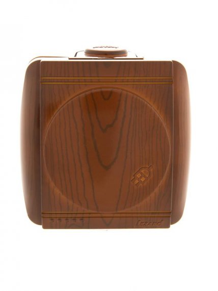 Фотография товара 'Lezard NATA Розетка с заземлением с крышкой керамика, 710-0800-123'