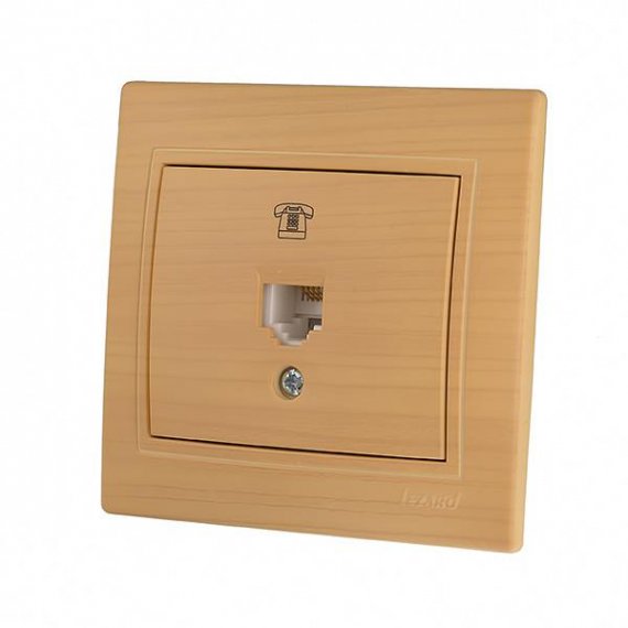 Фотография товара 'Lezard MIRA Розетка телефонная евро, 701-4747-137'