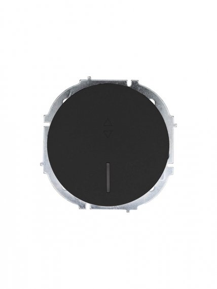 Фотография товара 'Lezard 743-4288-114 OSEN Выключатель проходной с подсветкой чёрный бархат'