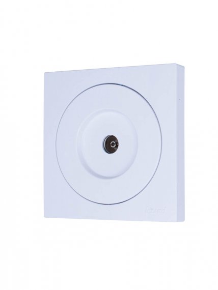 Фотография товара 'Lezard 743-0288-130 OSEN Розетка ТВ оконечная белая'