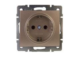 Фотография товара 'Lezard RAIN Розетка с заземлением керамика, 703-3188-122'