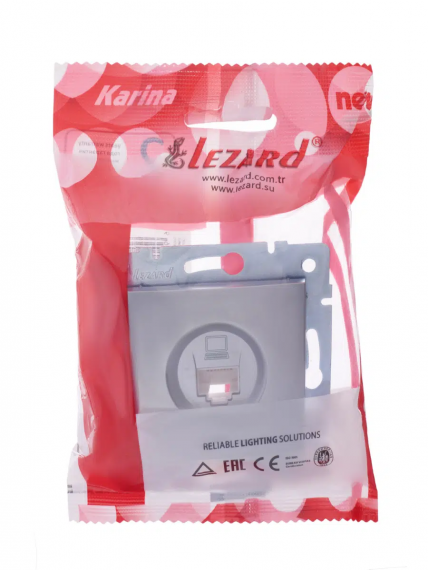 Фотография товара 'Lezard 707-4388-140 KARINA Розетка компьютерная'