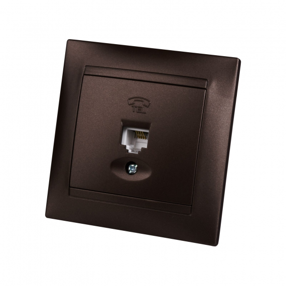 Фотография товара 'Lezard 704-7388-144 ZIMA Розетка компьютер+телефон'