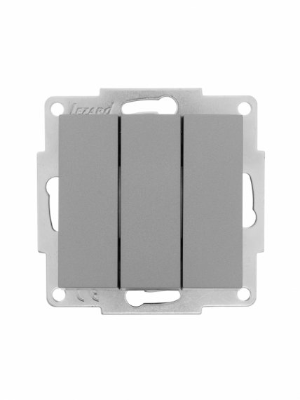 Фотография товара 'Lezard 742-3588-109 VESNA Выключатель тройной'