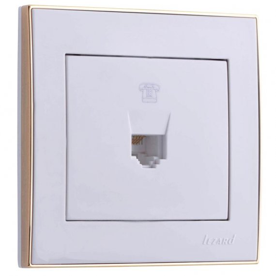 Фотография товара 'Lezard RAIN Розетка телефонная евро, 703-0226-137'