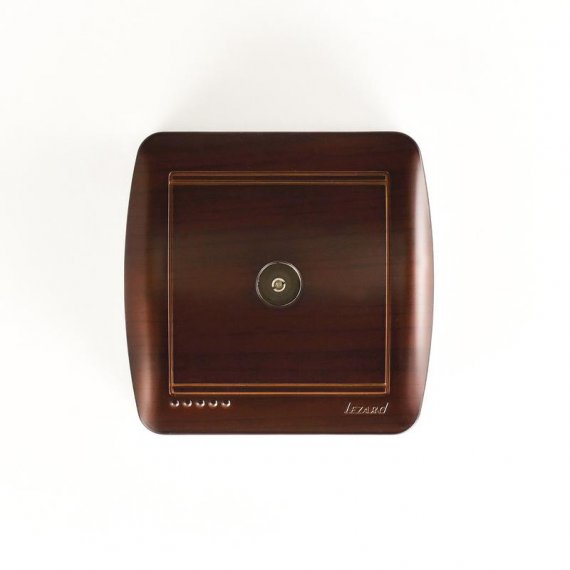 Фотография товара 'Lezard DEMET Розетка ТВ проходная, 711-0400-129'