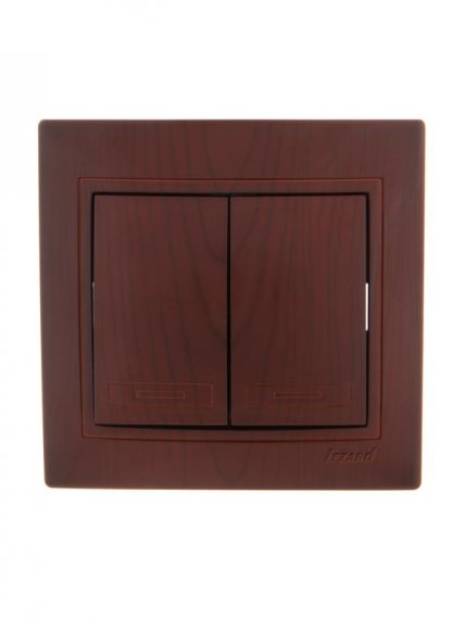 Фотография товара 'Lezard MIRA Выключатель двойной, 701-0601-101'