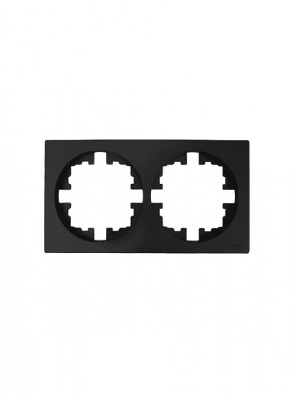 Фотография товара 'Lezard 743-4200-147 OSEN Рамка 2-ая б/вст чёрный бархат'