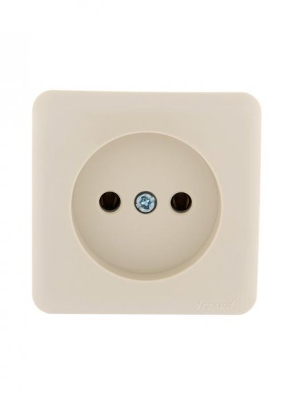 Фотография товара 'Lezard VIOLA Розетка без заземления керамика, 751-0300-121'