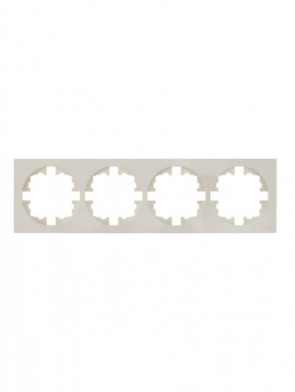 Фотография товара 'Lezard 743-9000-149 OSEN Рамка 4-ая б/вст слоновая кость'