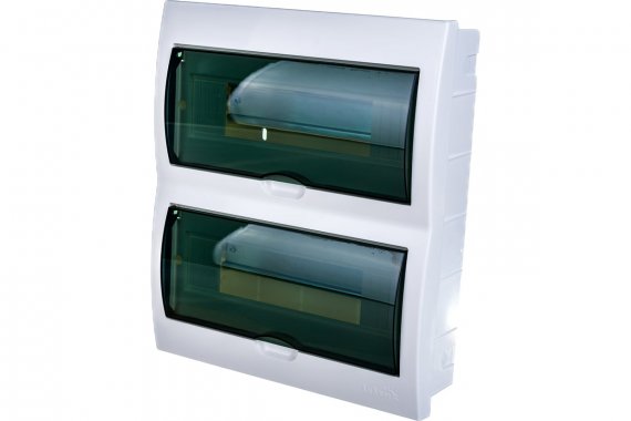 Фотография товара 'Lezard 731-1000-024 LUXRAY Бокс с прозр. крышкой ЩРВ-П-24 для внутр. уст. 24-и модульных устройств'