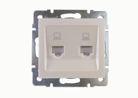 Фотография товара 'Lezard RAIN Розетка компьютерная 2-ая , 703-3088-141'