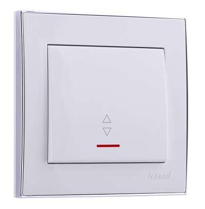 Фотография товара 'Lezard RAIN Выключатель проходной с подсветкой, 703-0225-114'