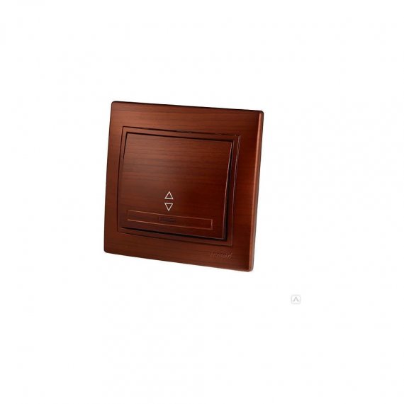 Фотография товара 'Lezard 701-0505-105 MIRA Выключатель проходной махагон'