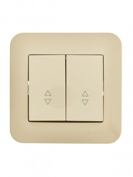 Фотография товара 'Lezard 7081-0303-106 ASTI Выключатель проходной двойной'