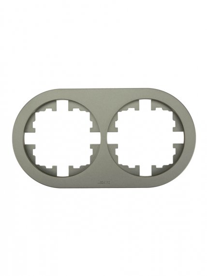 Фотография товара 'Lezard 744-3700-147 OSEN Рамка 2-ая б/вст титан круглая'