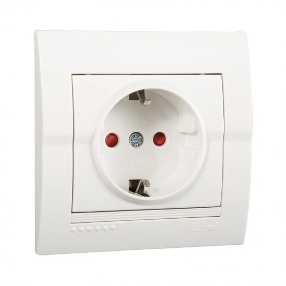 Фотография товара 'Lezard DERIY Розетка с защитой от детей, 702-0202-124B'