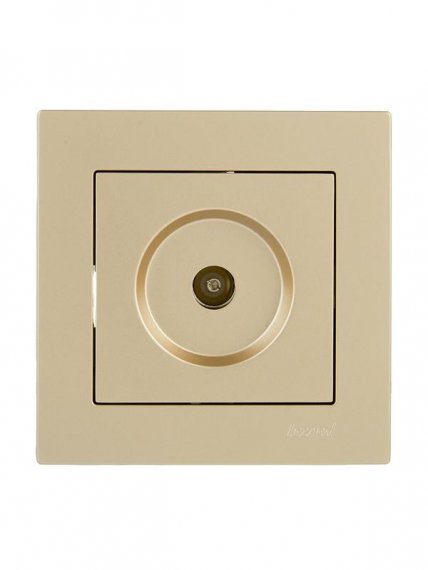 Фотография товара 'Lezard 742-3688-130 VESNA Розетка ТВ оконечная'