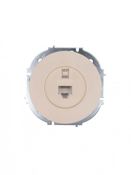 Фотография товара 'Lezard 743-9088-140 OSEN Розетка компьютерная слоновая кость'