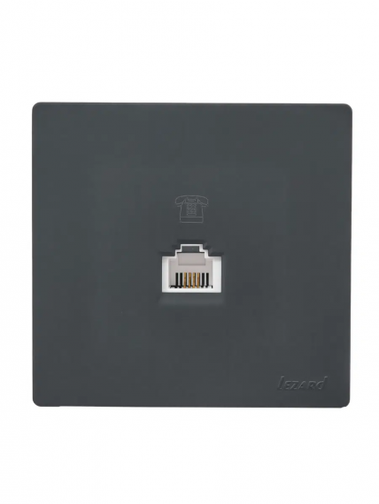 Фотография товара 'Lezard 752-3400-137 LETO Розетка телефонная евро'