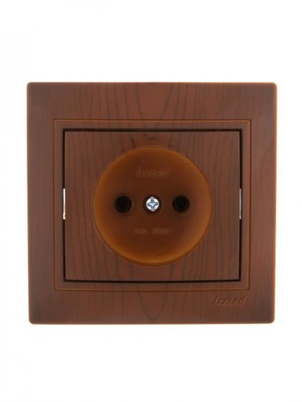 Фотография товара 'Lezard MIRA Розетка без заземления керамика, 701-0801-121'