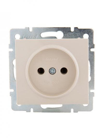 Фотография товара 'Lezard RAIN Розетка без заземления керамика, 703-0388-121'