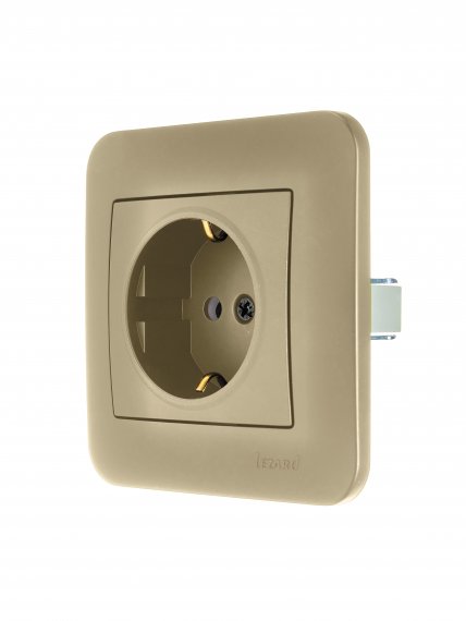 Фотография товара 'Lezard 7081-3636-124B ASTI Розетка с защитой от детей ПБТ'