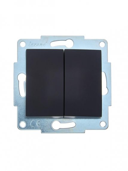 Фотография товара 'Lezard 7081-4288-101 ASTI Выключатель двойной'