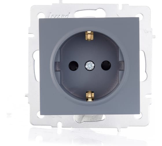 Фотография товара 'Lezard VESNA Розетка с защитой от детей ПБТ, 742-3488-124B'